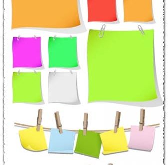Paper Cliparts Vector EPS