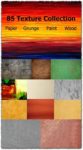 Paper grunge and wood paint textures