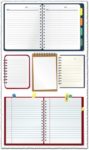 Paper notebooks vector design