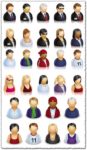 People icons in vector format