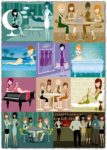 People vector cliparts collection