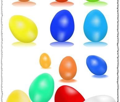Perfect easter eggs collection