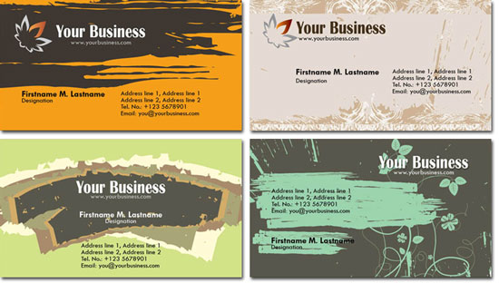 Photoshop business cards templates