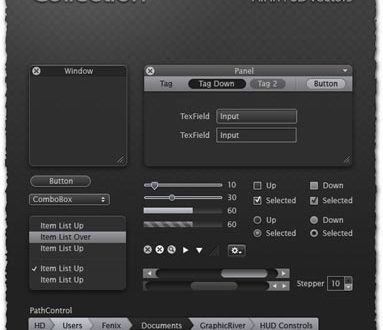 Photoshop web elements