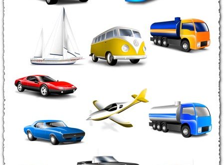 Png cars trucks and busses icons