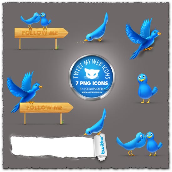 Png twitter bird icons