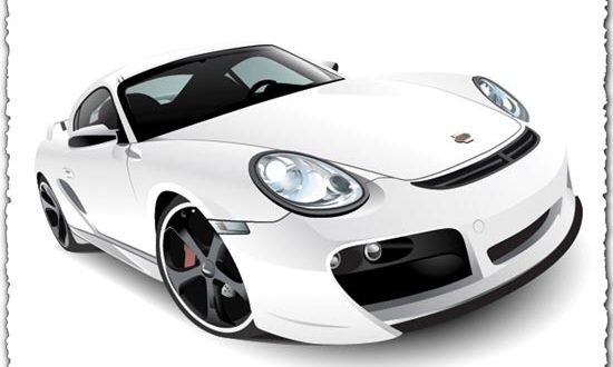 Porsche Car Vector EPS
