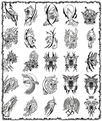 Predators clipart vectors