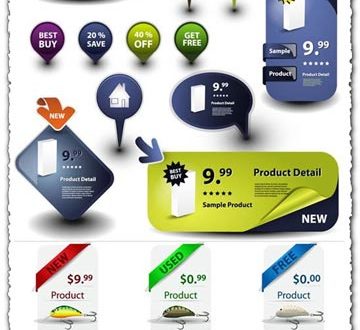 Product labels vectors