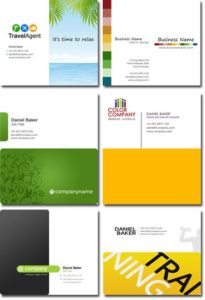 Professional business cards templates for Photoshop