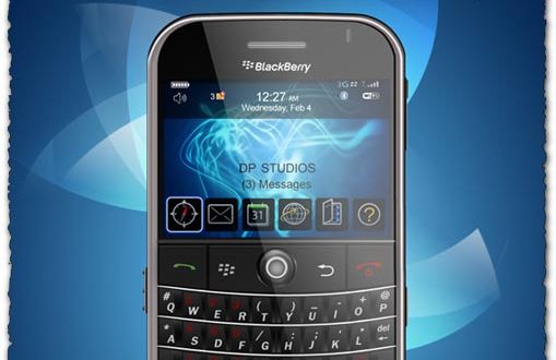 Psd Blackberry mobile phone