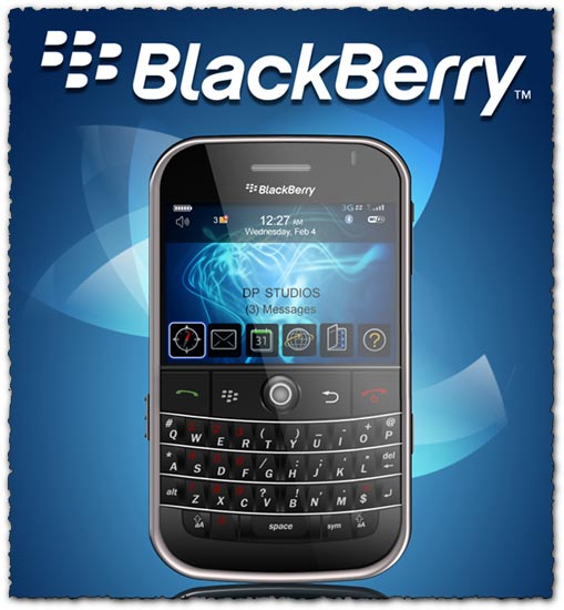 Psd Blackberry mobile phone