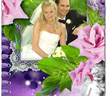 Psd wedding photo album design