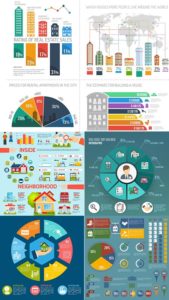 Real estate vector infographics