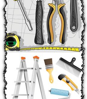 Repair tools vector templates