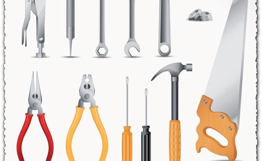 Repairing tools vector icons