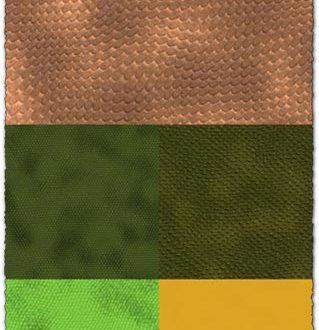 Reptile scutes or scales textures