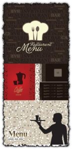 Restaurant menu vectors design