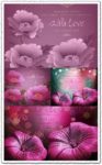 Romantic events vector cards