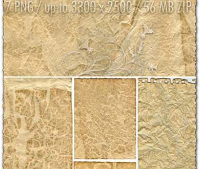 Rough paper texture collection
