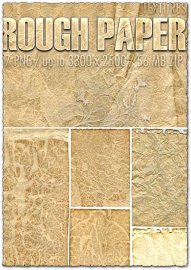 Rough paper texture collection
