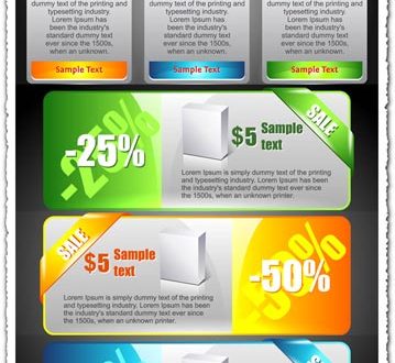 Sales banners design