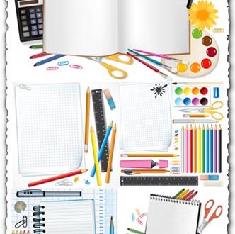 School supplies vectors