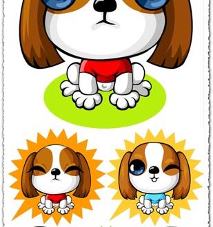 Scottish Terrier puppy cartoon dog vector