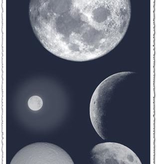 Shining moon Photoshop brushes