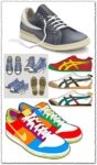 Sport shoes vector silhouettes