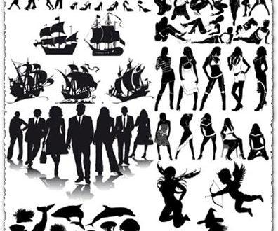 Silhouette vectors