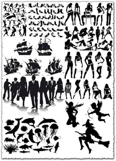 Silhouette vectors