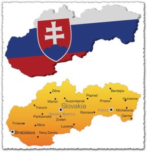 Slovakia vector map