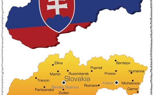 Slovakia vector map