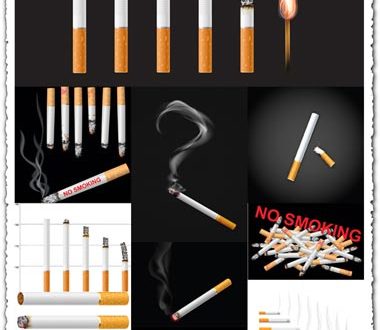 Smoking and no-smoking vector cigarettes
