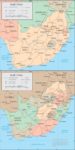 South Africa vector maps