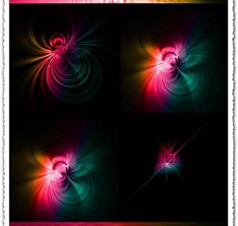 Spiral fractal photoshop brushes