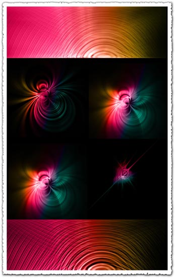 Spiral fractal photoshop brushes