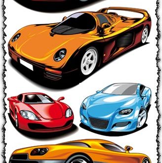 Sport cars vector design
