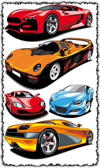 Sport cars vector design