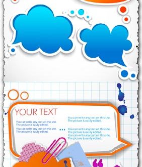Stickers vector collection