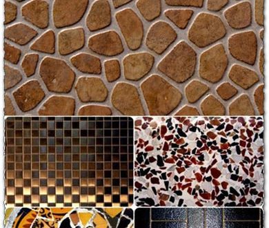 Stone and ceramic tiles textures