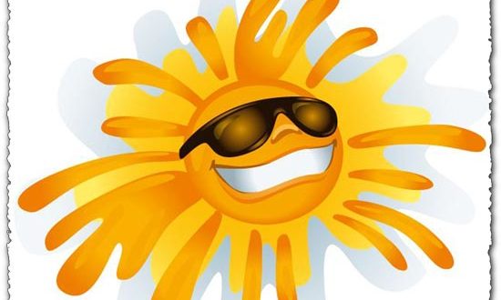Sunny smile vector