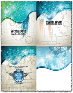 Technology vector backgrounds