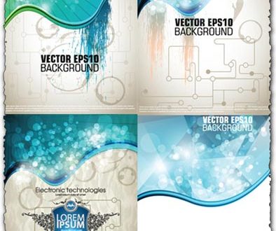 Technology vector backgrounds