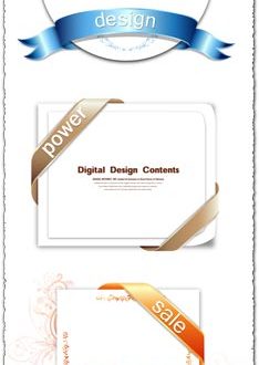 Frames design vectors