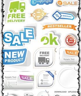 Trade sticker in vector format