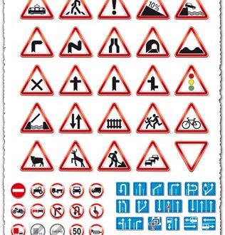 Street sign vector