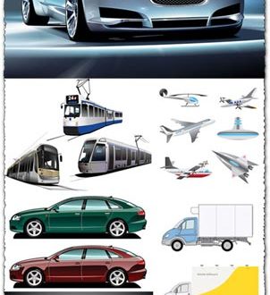 Transportation vectors collection