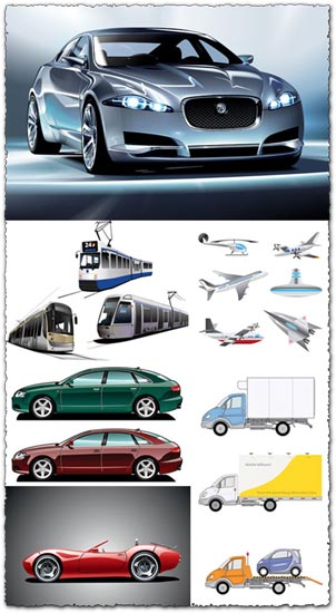 Transportation vectors collection